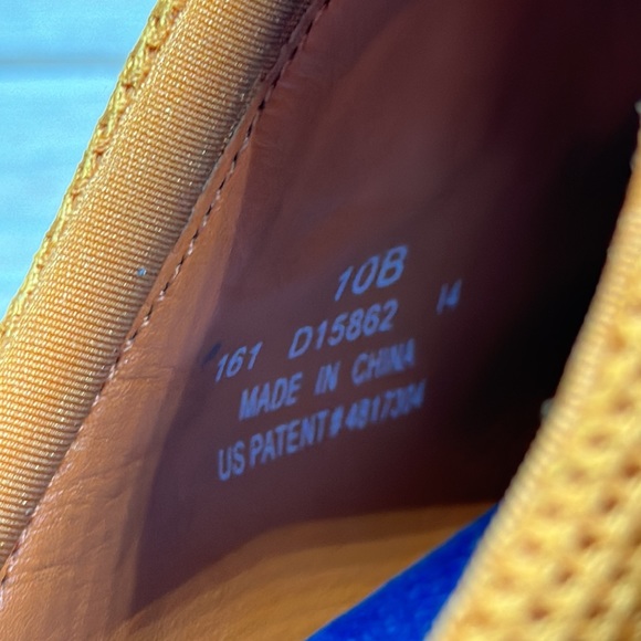 Cole Haan Orange Suede Slip Ons Size 10B - Picture 7 of 12